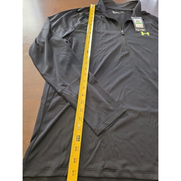 Under Armour Men UA Tech 2.0 Half-Zip Pullover Shirt Jacke L NWT Black Large New - Picture 4 of 4